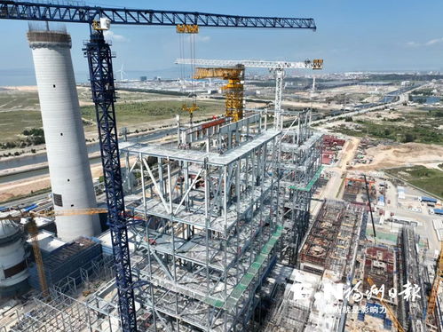 國能福州公司二期擴建工程 首根大板梁吊裝成功