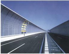 道路聲屏障圖片,道路聲屏障高清圖片 北京龍泰基建筑聲效裝飾工程有限責任公司,